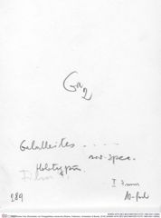 Historisches Foto (Rückseite) von Paragalathea crenarvina (Robins, Feldmann, Schweitzer & Bonde, 2016) (NHMW-AFW-GEO-BACHMAYER-FOTO-1990-0041-0289a)